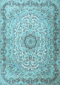 Persian Light Blue Traditional Rug, tr3475lblu