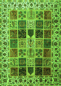 Persian Green Traditional Rug, tr3476grn