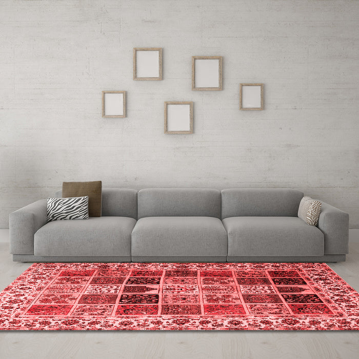 Traditional Red Washable Rugs