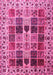 Machine Washable Persian Pink Traditional Rug, wshtr3476pnk