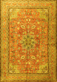 Persian Yellow Traditional Rug, tr3477yw