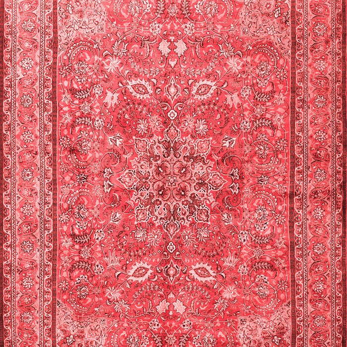 Machine Washable Persian Red Traditional Rug, wshtr3477red