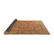 Sideview of Persian Brown Traditional Rug, tr3477brn
