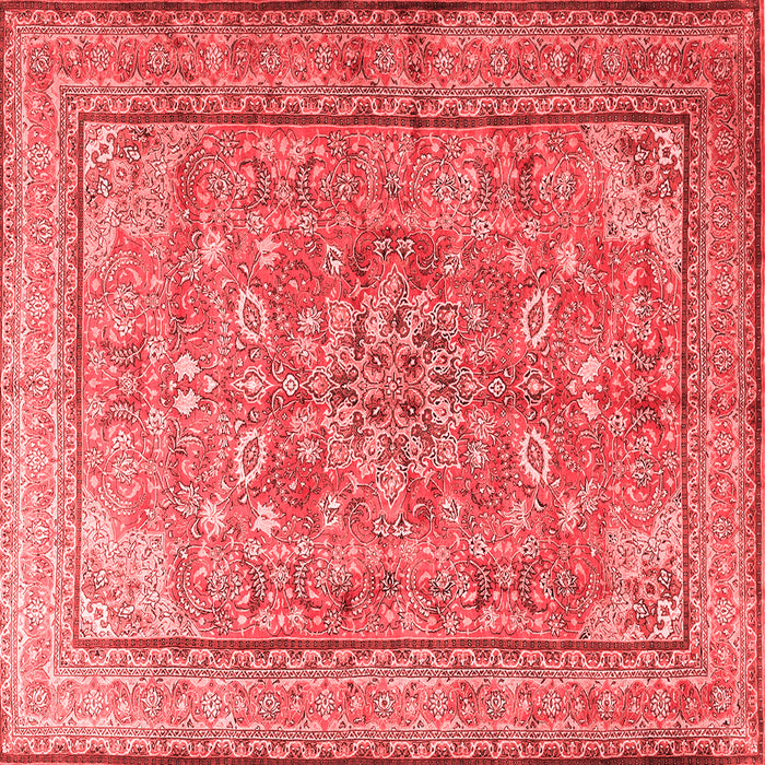 Machine Washable Persian Red Traditional Rug, wshtr3477red