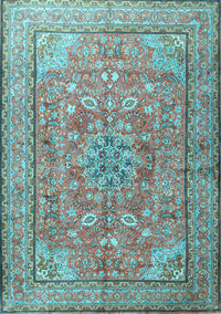 Persian Light Blue Traditional Rug, tr3477lblu