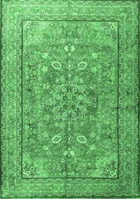 Persian Emerald Green Traditional Rug, tr3477emgrn