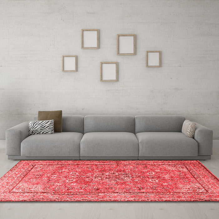 Traditional Red Washable Rugs