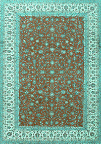 Persian Turquoise Traditional Rug, tr3478turq