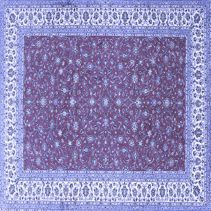 Square Persian Blue Traditional Rug, tr3478blu