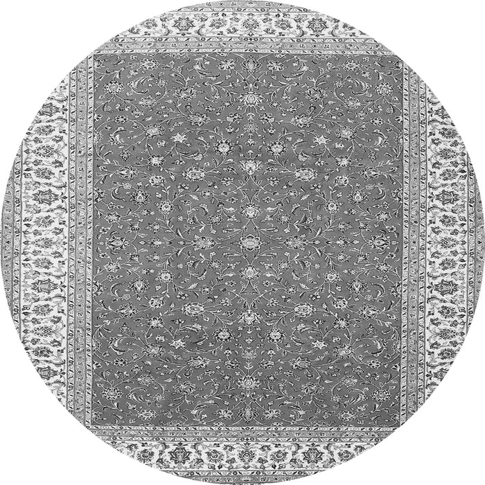 Square Persian Gray Traditional Rug, tr3478gry