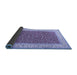 Sideview of Persian Blue Traditional Rug, tr3478blu