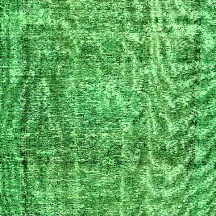 Serging Thickness of Machine Washable Persian Green Traditional Area Rugs, wshtr3479grn