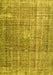 Persian Yellow Traditional Rug, tr3479yw