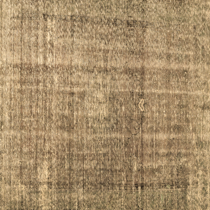 Square Machine Washable Persian Brown Traditional Rug, wshtr3479brn