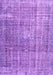 Machine Washable Persian Purple Traditional Area Rugs, wshtr3479pur