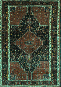 Persian Turquoise Traditional Rug, tr347turq
