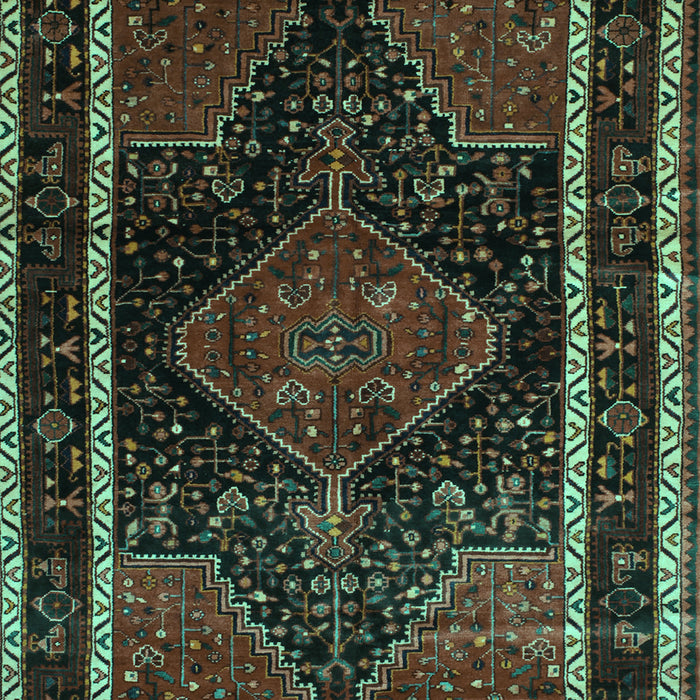 Persian Turquoise Traditional Rug, tr347turq