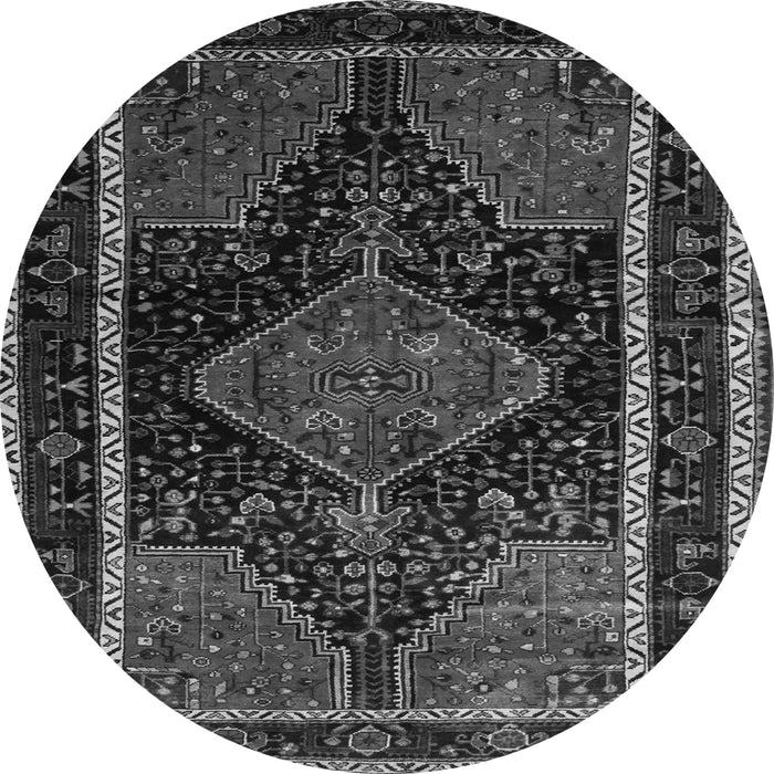 Square Persian Gray Traditional Rug, tr347gry