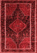 Persian Red Traditional Area Rugs
