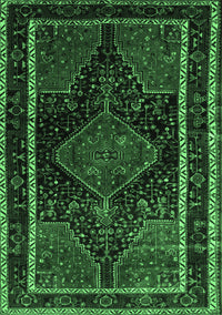 Persian Emerald Green Traditional Rug, tr347emgrn
