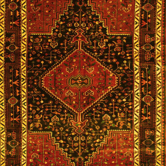 Persian Yellow Traditional Rug, tr347yw