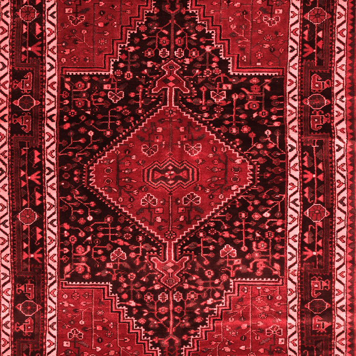 Machine Washable Persian Red Traditional Rug, wshtr347red