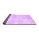 Sideview of Persian Purple Traditional Rug, tr3480pur