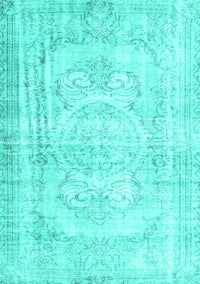 Persian Turquoise Traditional Rug, tr3480turq