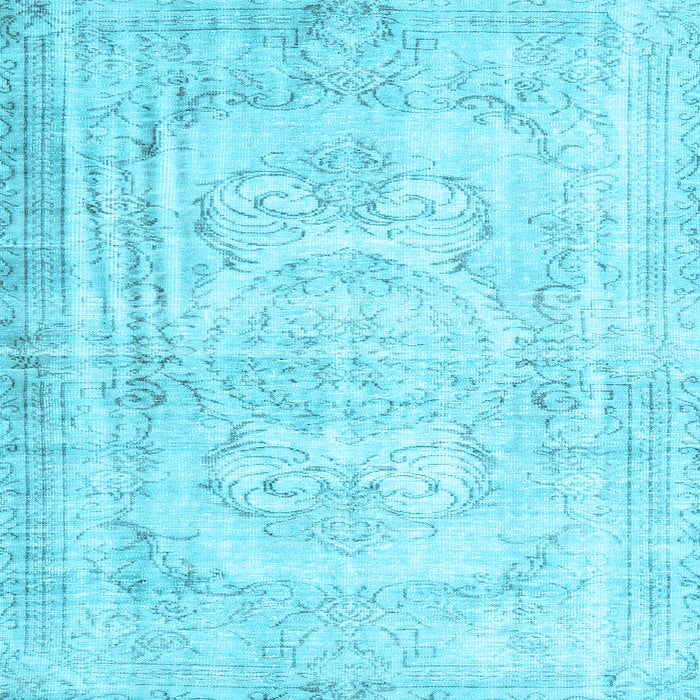 Square Persian Light Blue Traditional Rug, tr3480lblu