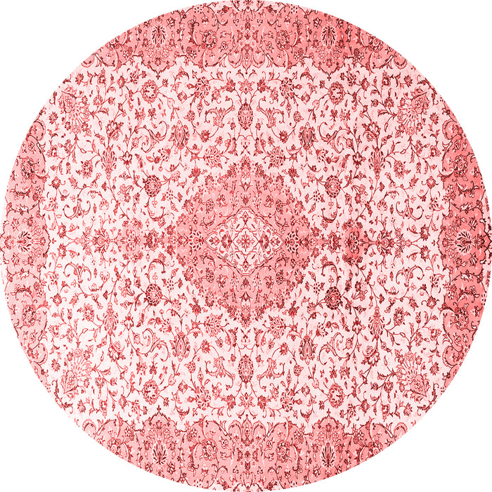 Machine Washable Persian Red Traditional Rug, wshtr3481red