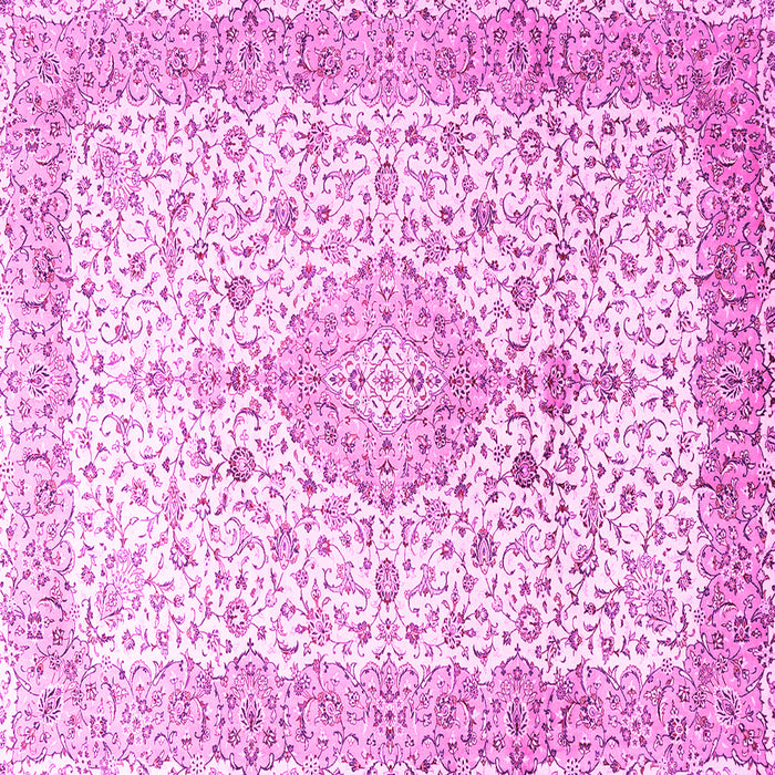 Square Persian Pink Traditional Rug, tr3481pnk