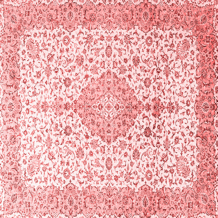 Machine Washable Persian Red Traditional Rug, wshtr3481red