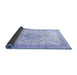 Sideview of Persian Blue Traditional Rug, tr3481blu