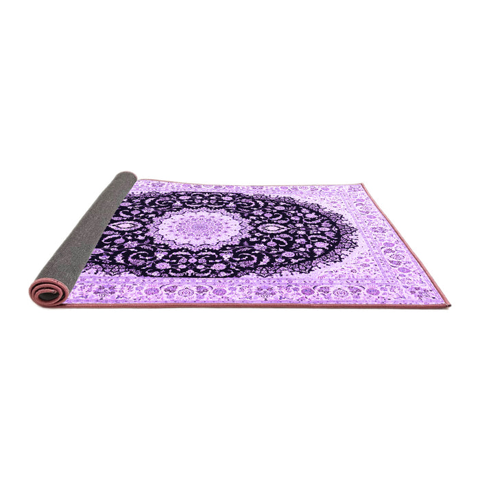 Sideview of Persian Purple Traditional Rug, tr3482pur
