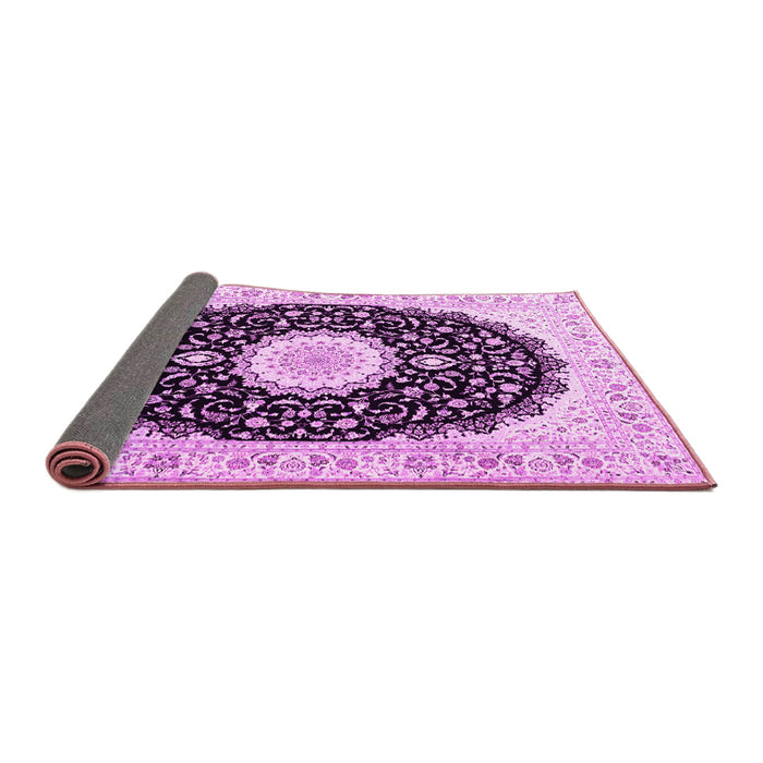Sideview of Persian Pink Traditional Rug, tr3482pnk