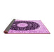 Sideview of Persian Pink Traditional Rug, tr3482pnk