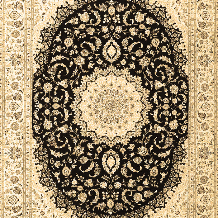 Machine Washable Persian Brown Traditional Rug, wshtr3482brn