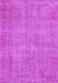 Machine Washable Persian Purple Bohemian Area Rugs, wshtr3483pur