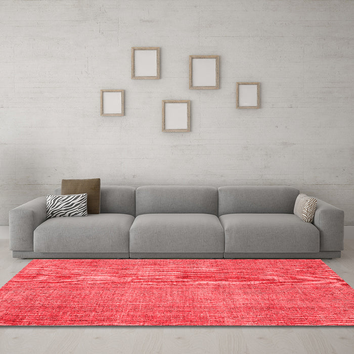 Bohemian Red Washable Rugs