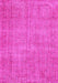 Machine Washable Persian Pink Bohemian Rug, wshtr3483pnk