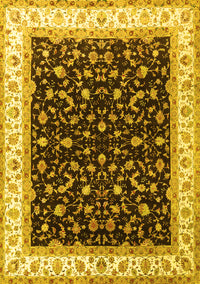 Persian Yellow Traditional Rug, tr3484yw