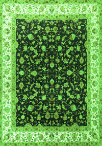 Persian Green Traditional Rug, tr3484grn