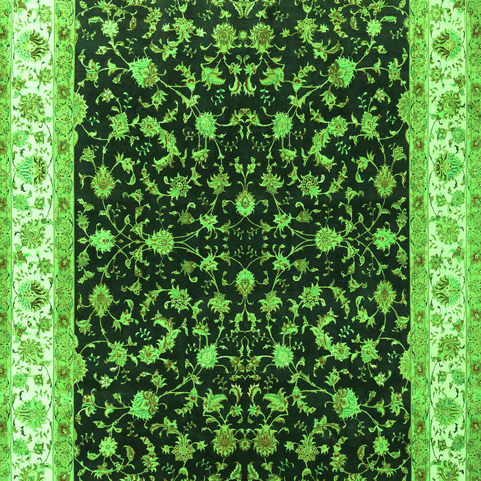 Persian Green Traditional Rug, tr3484grn