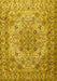 Persian Yellow Traditional Rug, tr3485yw