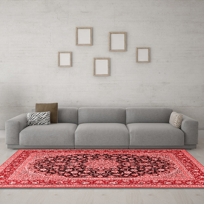 Traditional Red Washable Rugs