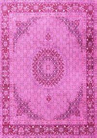 Medallion Pink Traditional Rug, tr3487pnk