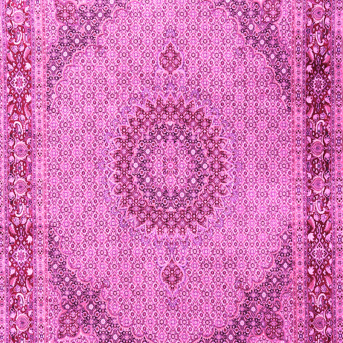 Medallion Pink Traditional Rug, tr3487pnk