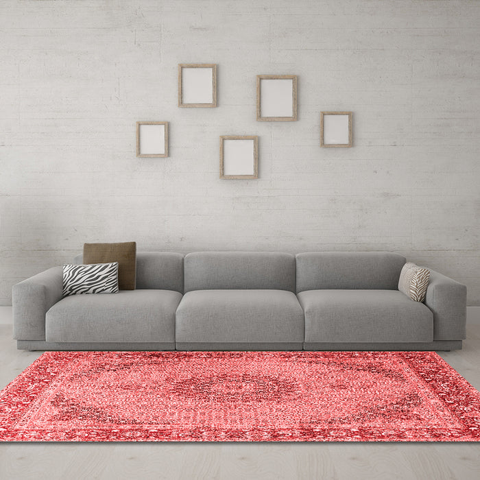 Traditional Red Washable Rugs