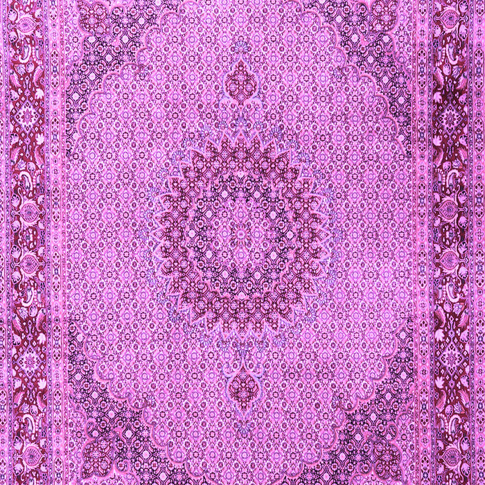 Machine Washable Medallion Purple Traditional Area Rugs, wshtr3487pur