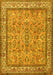 Machine Washable Persian Yellow Traditional Rug, wshtr3488yw